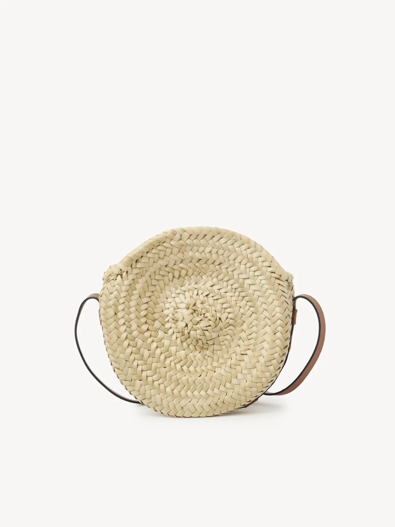 Sacs À Bandoulière-Chloé Panier Rond Porte Épaule Marcie Tan