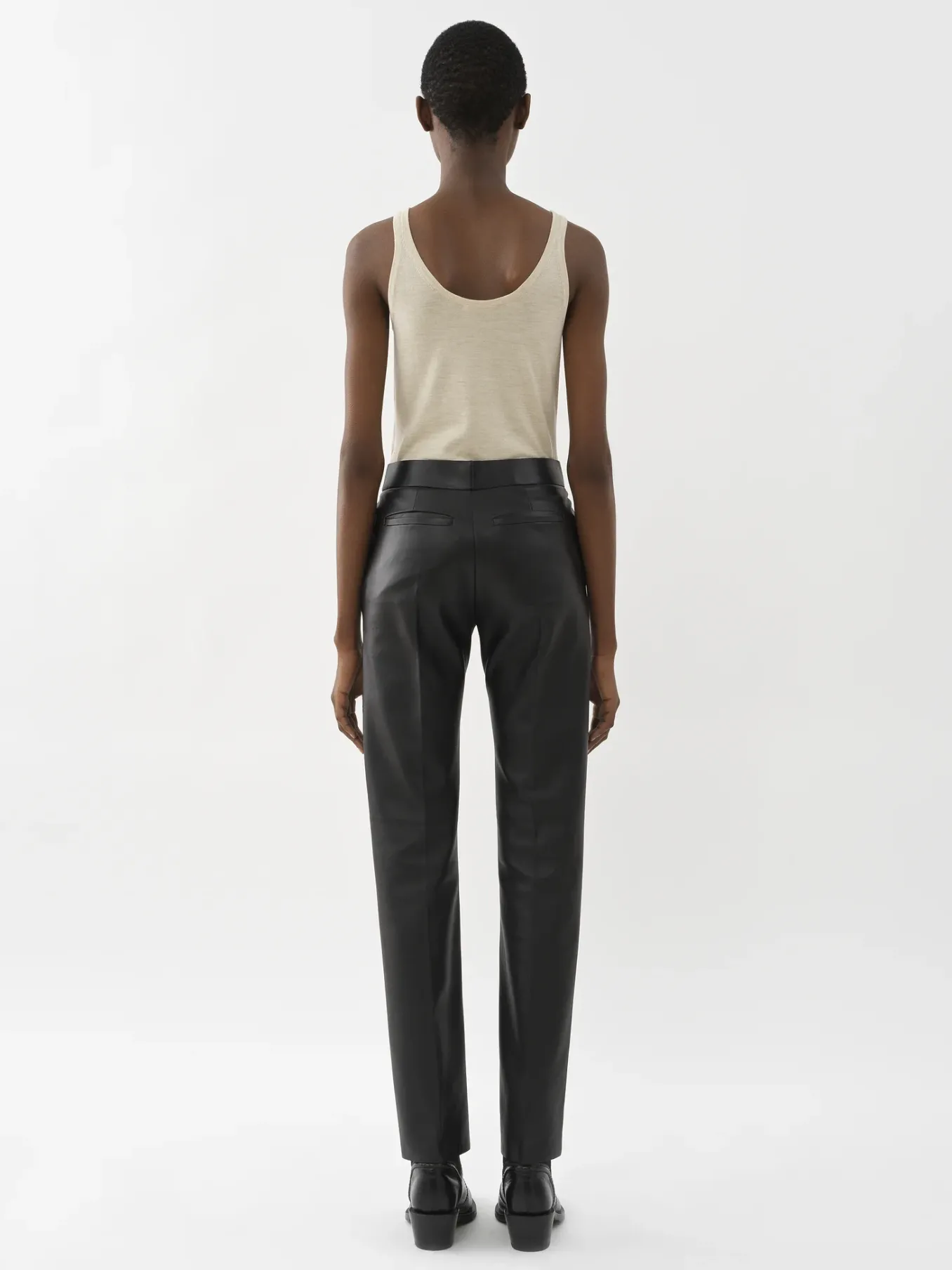 Pantalons Et Shorts-Chloé Pantalon Cigarette Noir