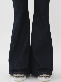 Pantalons Et Shorts-Chloé Pantalon Cloche « Merapi » Iconic Navy
