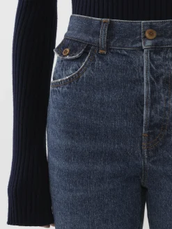 Pantalons Et Shorts-Chloé Pantalon Cloche « Merapi » Dusky Blue