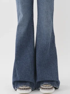 Pantalons Et Shorts-Chloé Pantalon Cloche « Merapi » Dusky Blue