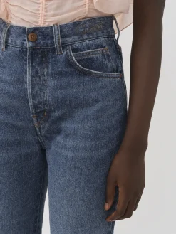 Pantalons Et Shorts-Chloé Pantalon Cloche « Merapi » Dusky Blue