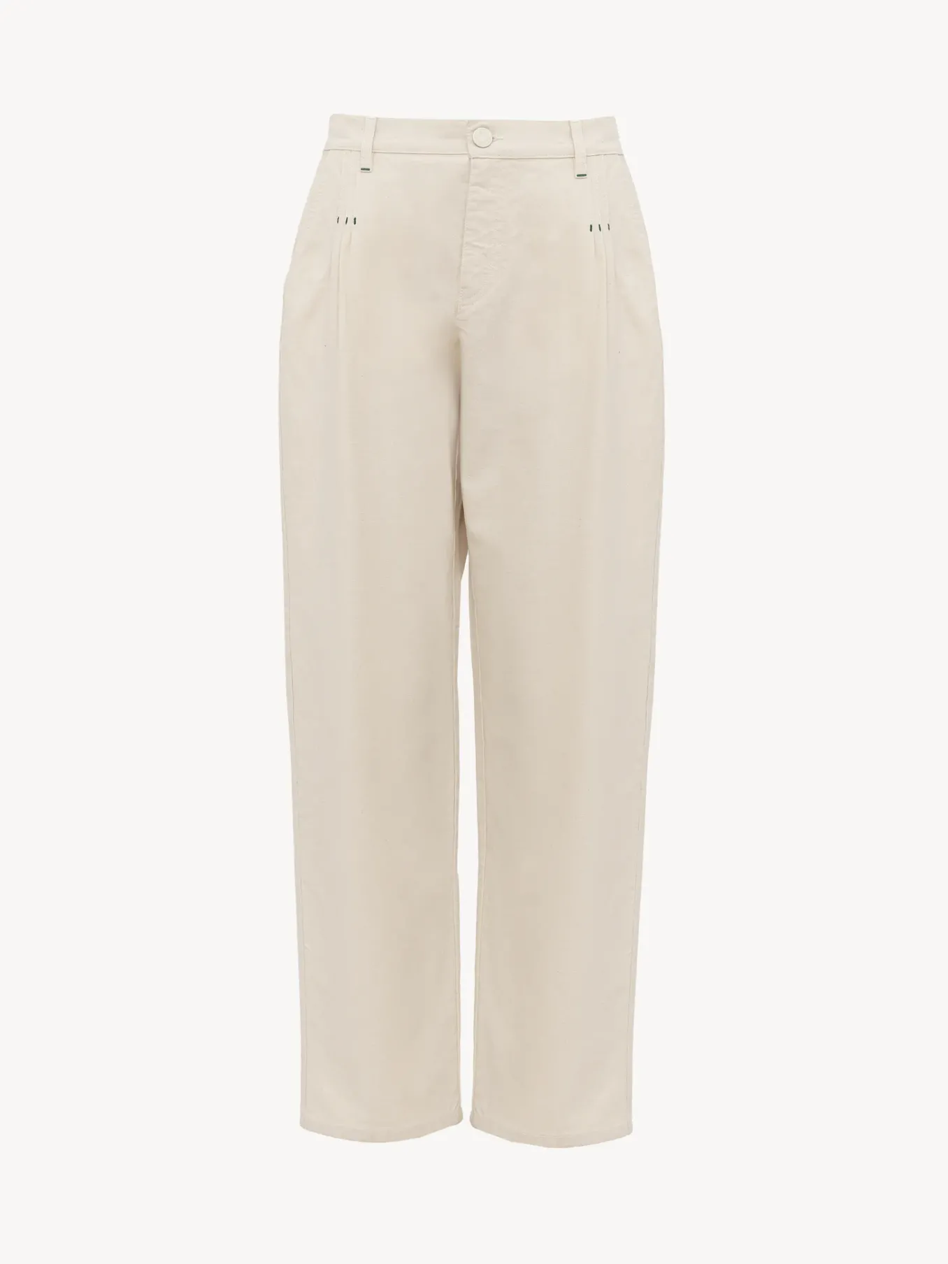 Vêtements-Chloé Pantalon Court Antique White