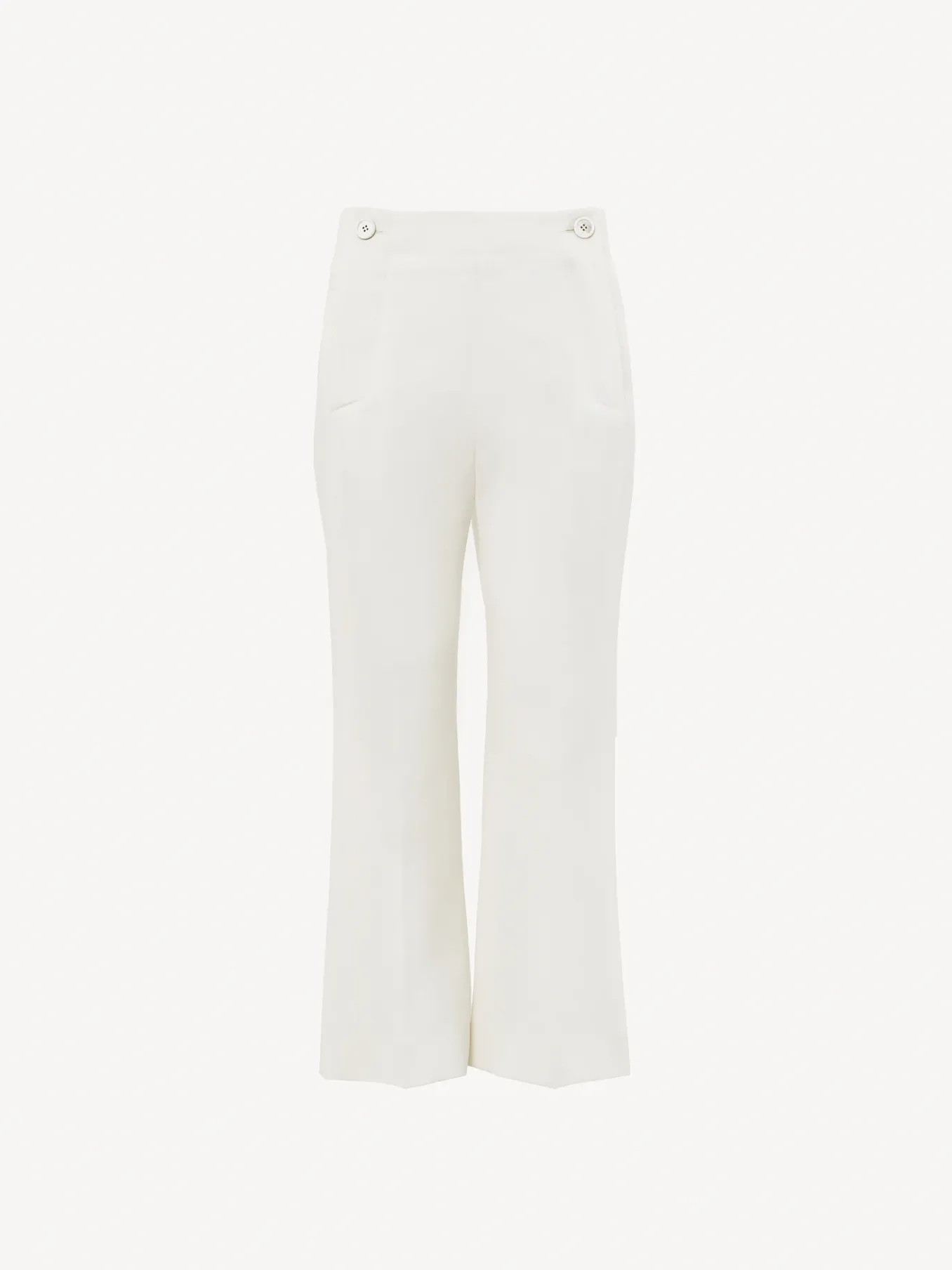 Pantalons Et Shorts-Chloé Pantalon Court A Pont Iconic Milk