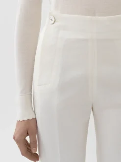 Pantalons Et Shorts-Chloé Pantalon Court A Pont Iconic Milk