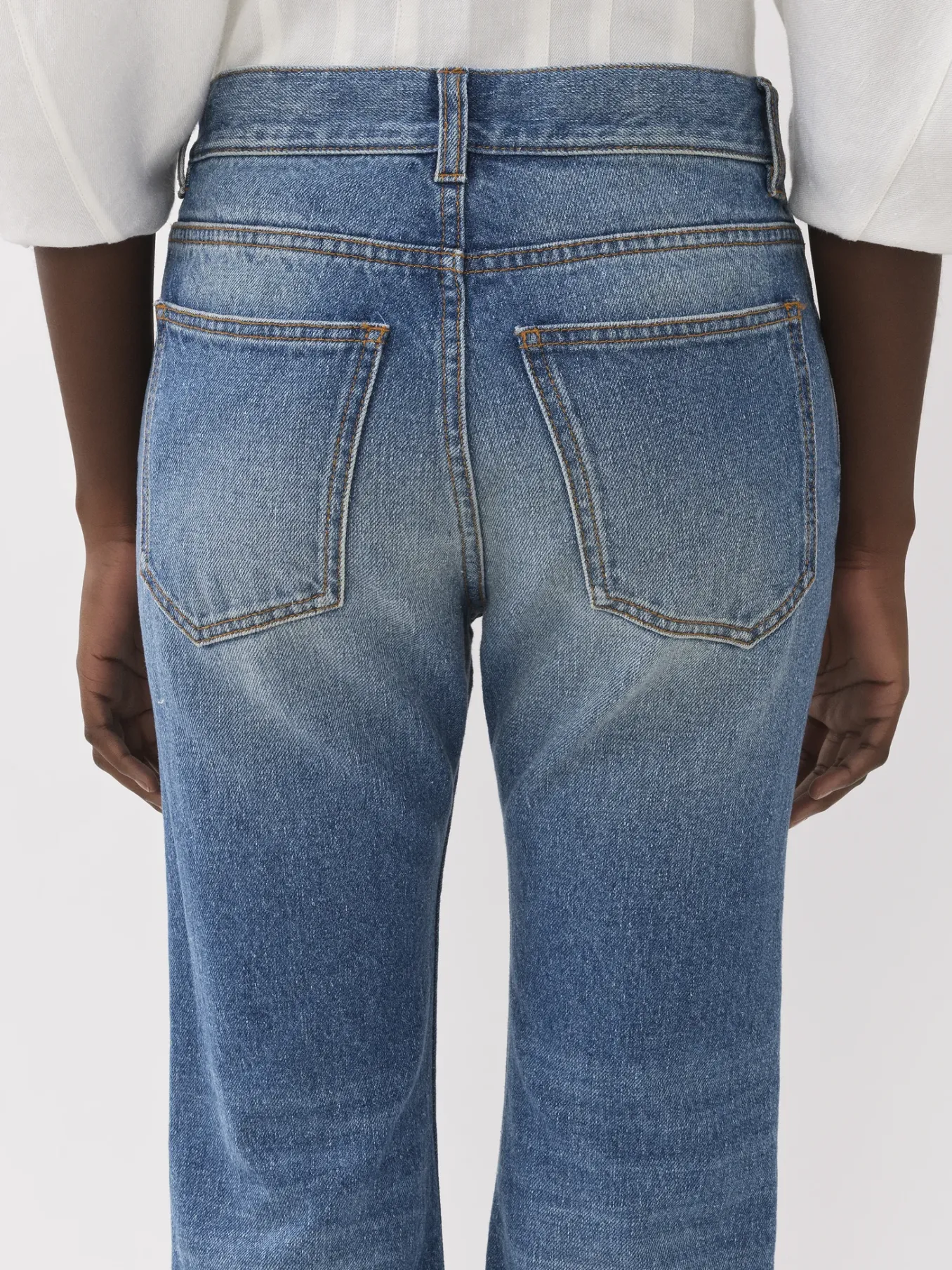 Pantalons Et Shorts-Chloé Pantalon Court Bootcut « Fuego » Foggy Blue