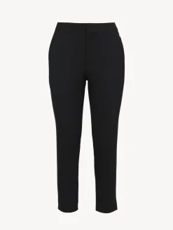 Pantalons Et Shorts-Chloé Pantalon Court Cigarette Noir