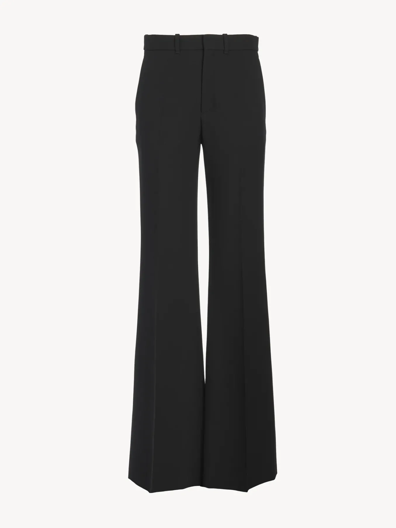 Pantalons Et Shorts-Chloé Pantalon De Costume Evase Noir