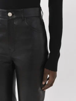 Pantalons Et Shorts-Chloé Pantalon Evase Noir