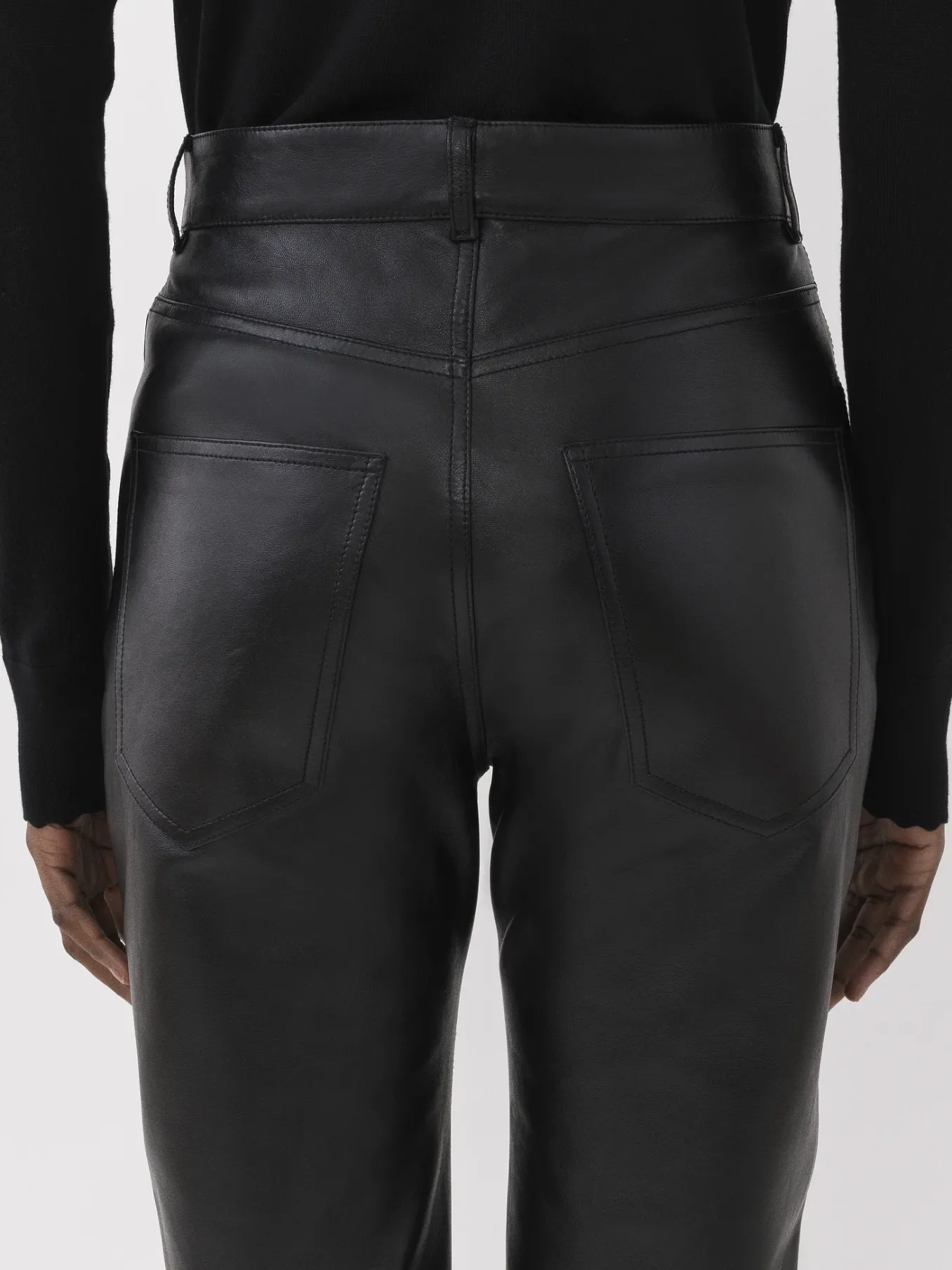 Pantalons Et Shorts-Chloé Pantalon Evase Noir