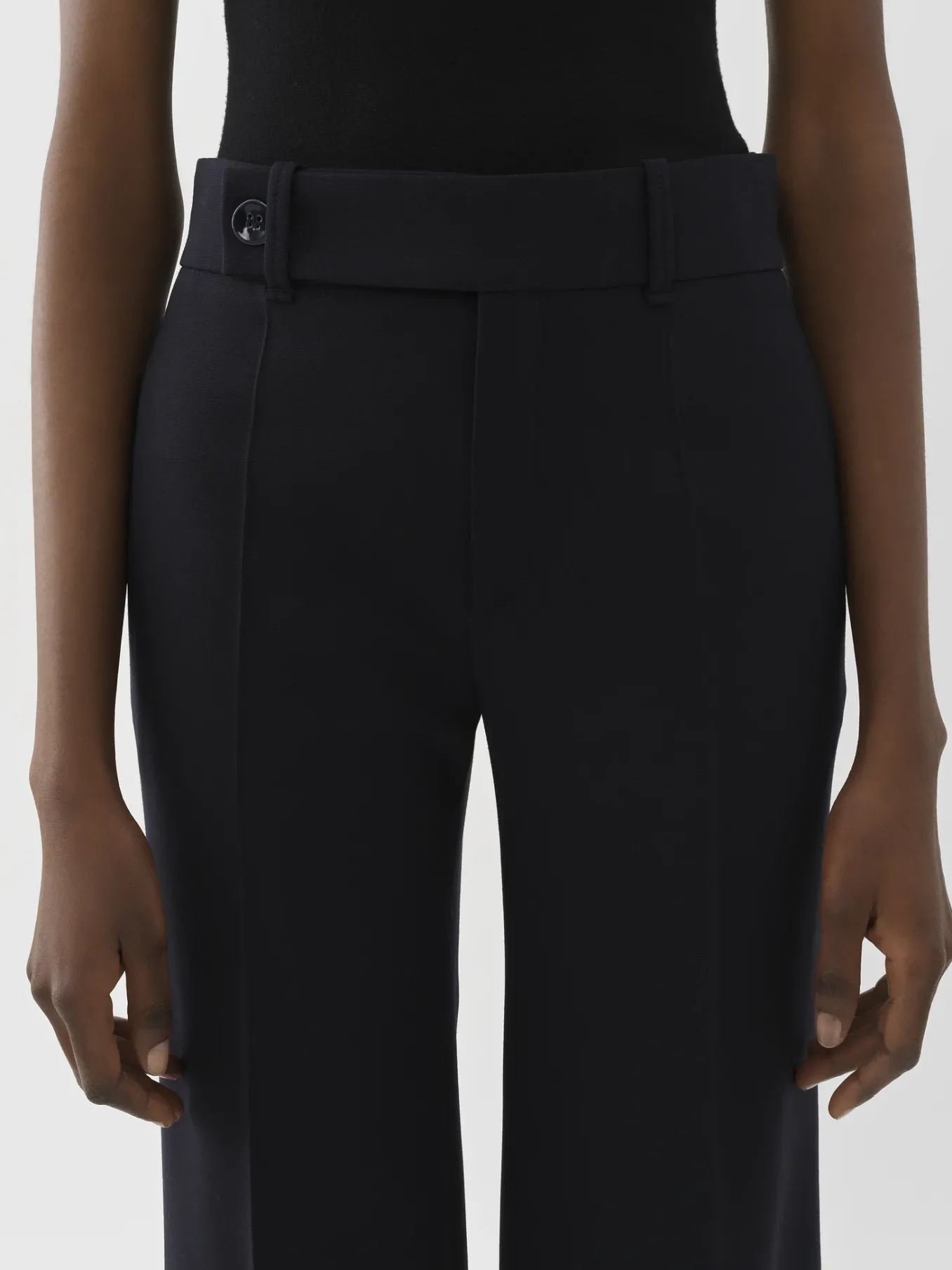 Pantalons Et Shorts-Chloé Pantalon Evase Abyss Blue