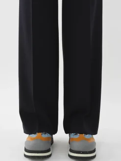 Pantalons Et Shorts-Chloé Pantalon Evase Abyss Blue