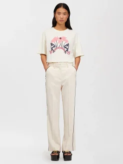 Vêtements-Chloé Pantalon Evase Milk
