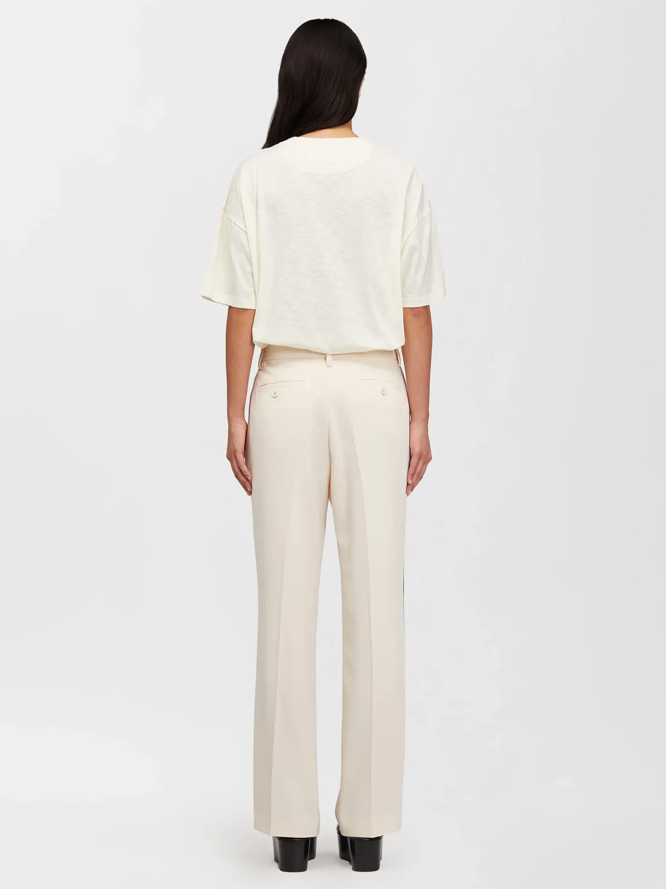 Vêtements-Chloé Pantalon Evase Milk