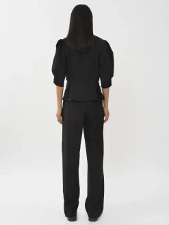 Vêtements-Chloé Pantalon Fluide Noir