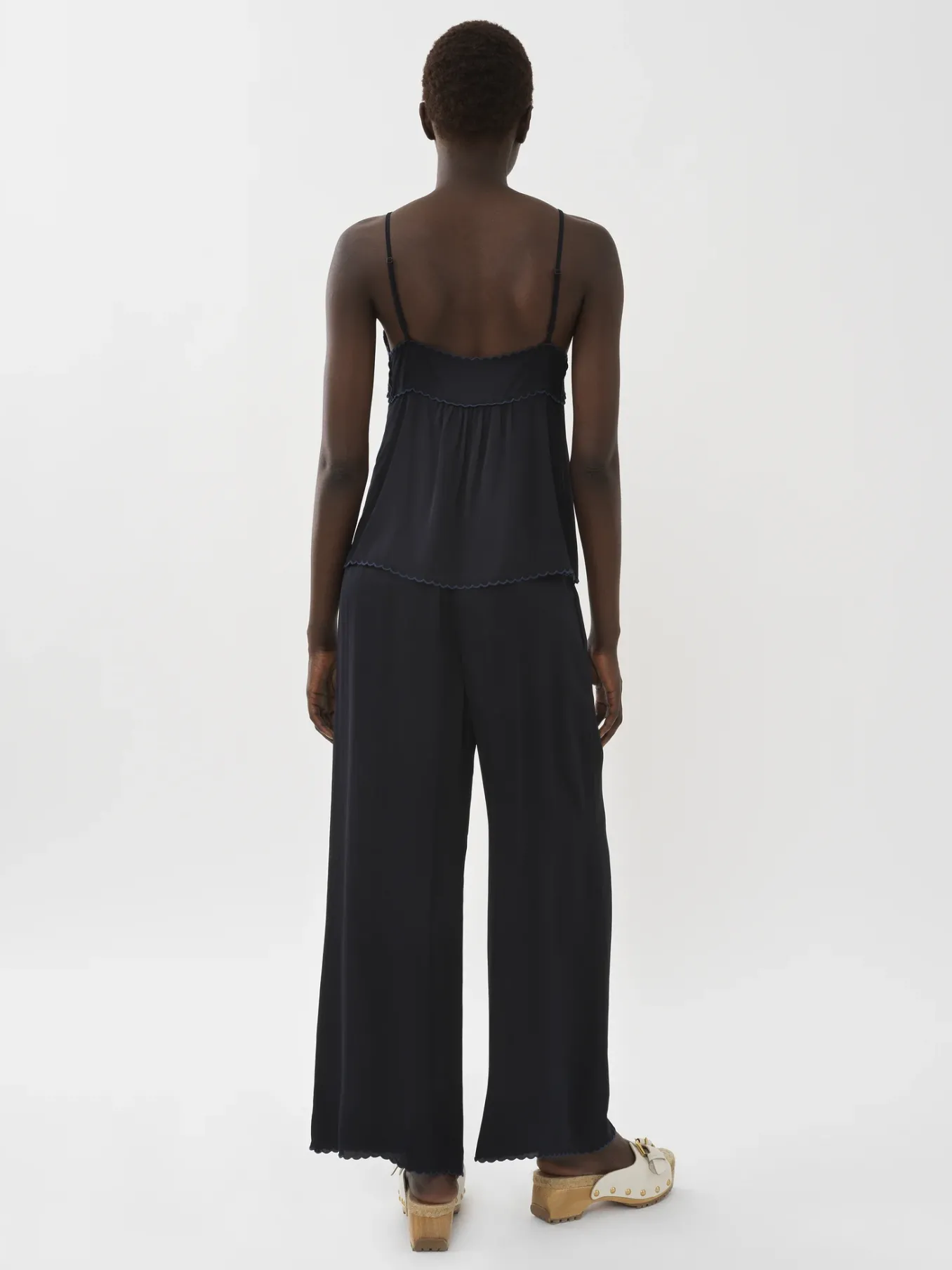 Vêtements-Chloé Pantalon Jupe-Culotte Ink Navy