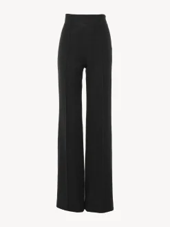 Pantalons Et Shorts-Chloé Pantalon Large Noir