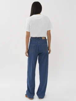 Vêtements-Chloé Pantalon Large Truly Navy