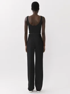 Pantalons Et Shorts-Chloé Pantalon Large Noir