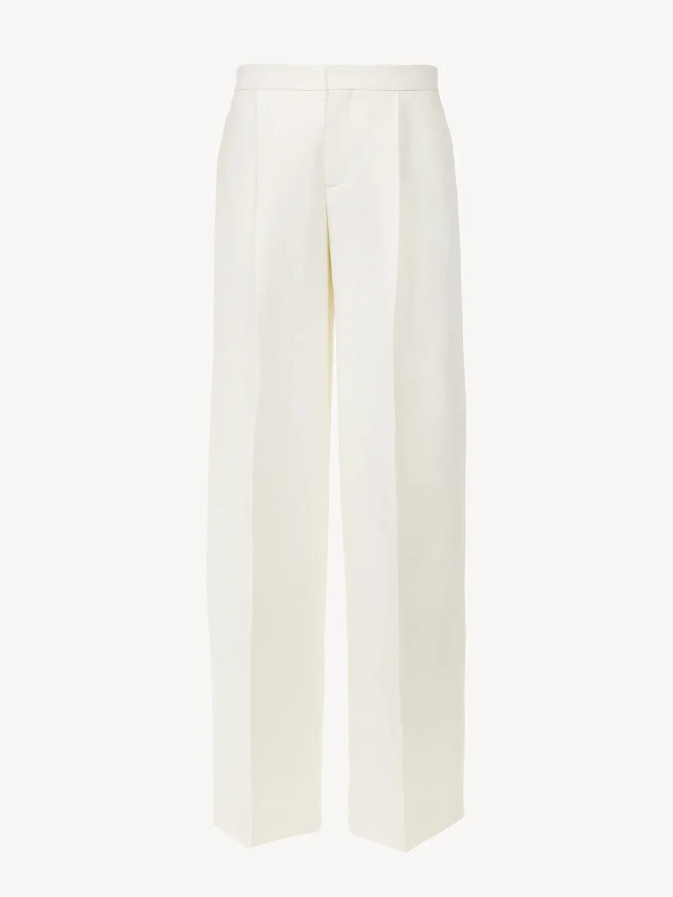 Pantalons Et Shorts-Chloé Pantalon Large Iconic Milk