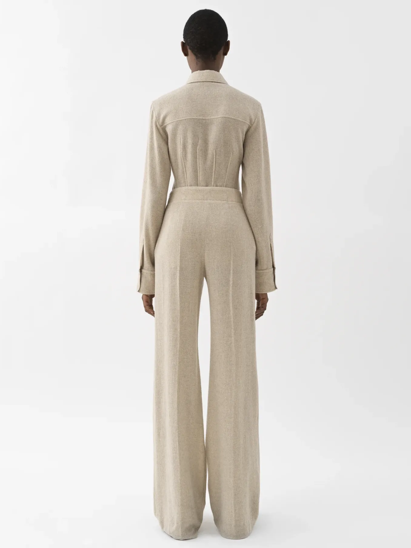 Pantalons Et Shorts-Chloé Pantalon Large Sandy Khaki