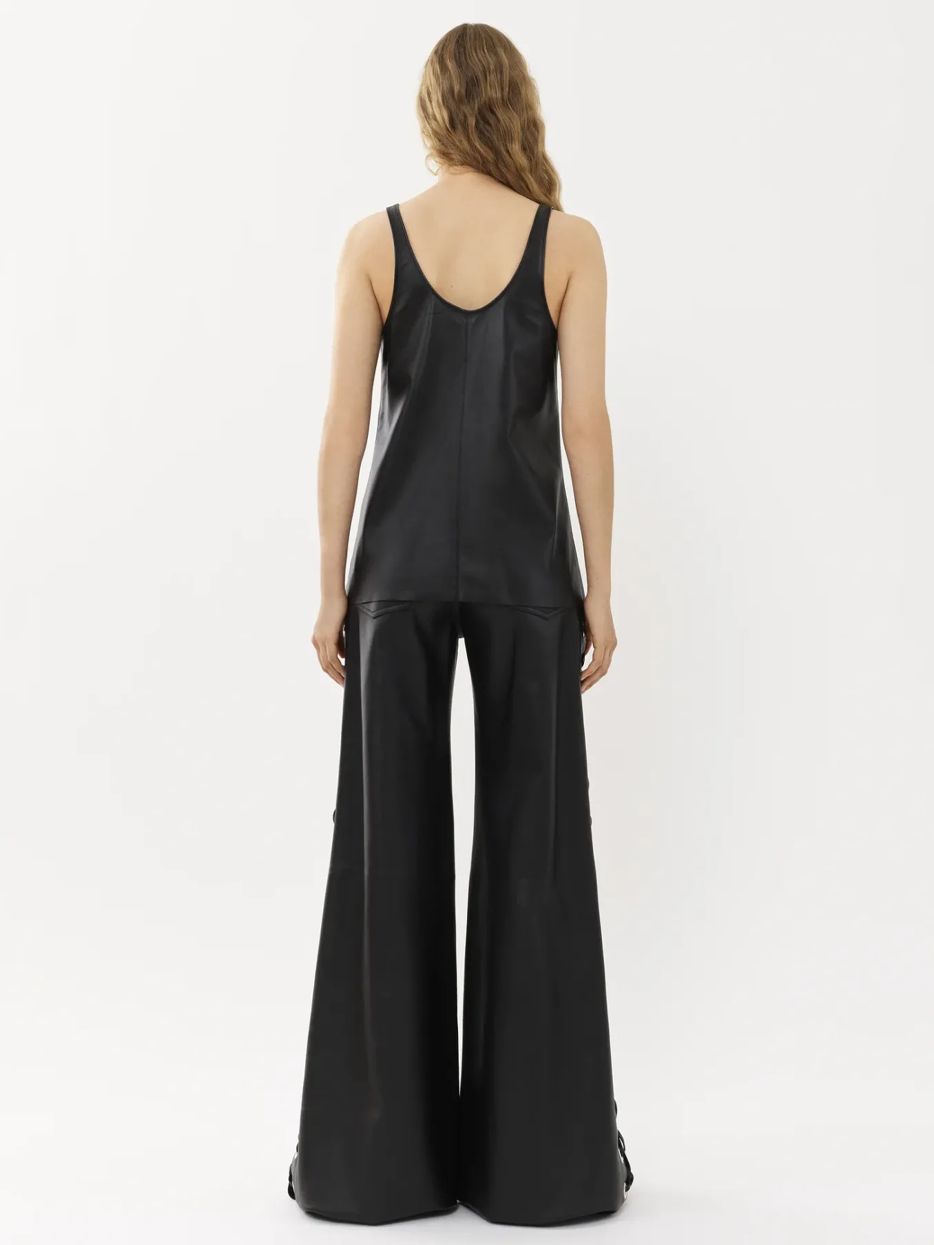 Pantalons Et Shorts-Chloé Pantalon Large A Lacets Noir
