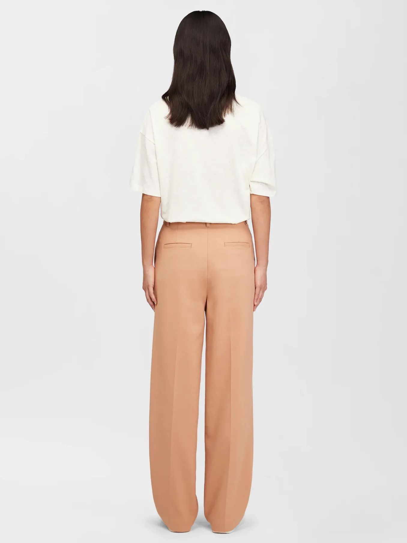 Vêtements-Chloé Pantalon Large Fusele Dusty Coral