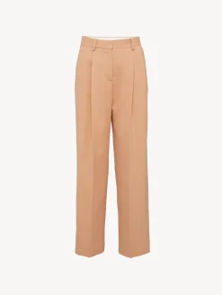 Vêtements-Chloé Pantalon Large Fusele Dusty Coral