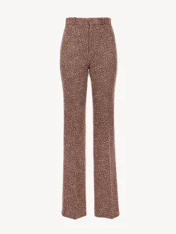 Pantalons Et Shorts-Chloé Pantalon Slim Multicolor 2