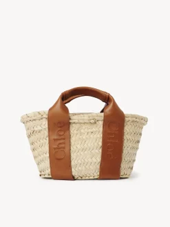 Sacs Cabas-Chloé Petit Panier Chloe Sense Caramel