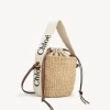 Sacs À Bandoulière-Chloé Petit Panier Woody Blanc
