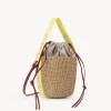Sacs À Bandoulière-Chloé Petit Panier Woody Yellow - Beige 1
