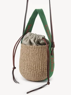 Paniers-Chloé Petit Panier Woody Green - Orange 1