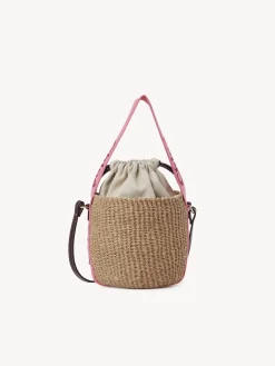 Sacs À Bandoulière-Chloé Petit Panier Woody Pink - Red 1