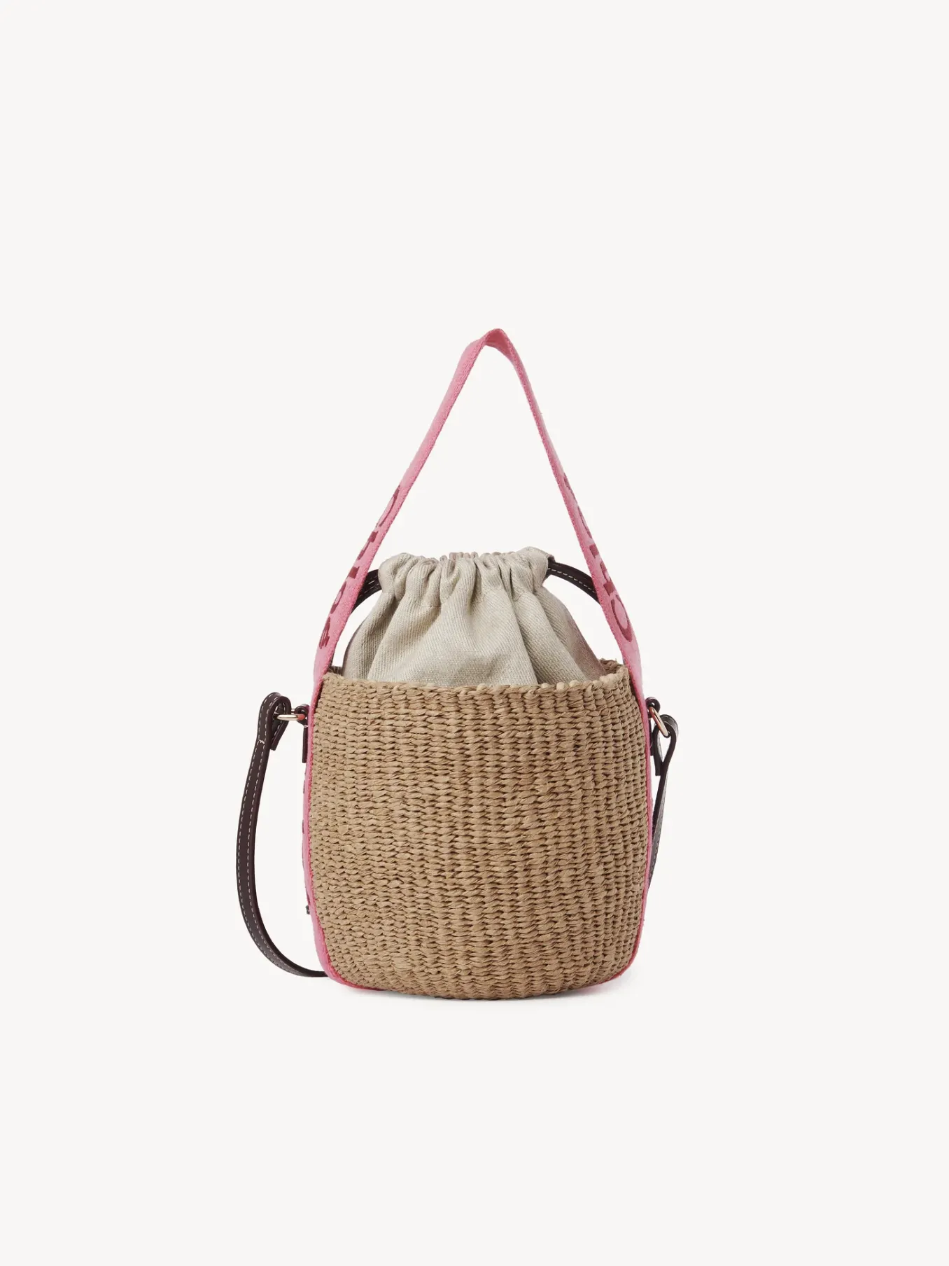 Sacs À Bandoulière-Chloé Petit Panier Woody Pink - Red 1