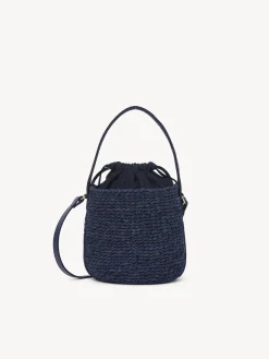 Sacs À Bandoulière-Chloé Petit Panier Woody Denim