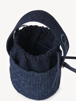 Sacs À Bandoulière-Chloé Petit Panier Woody Denim