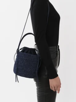 Sacs À Bandoulière-Chloé Petit Panier Woody Denim