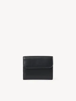 Portefeuilles Compacts-Chloé Petit Portefeuille A Trois Volets Chloe Sense Noir