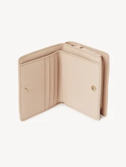 Portefeuilles Compacts-Chloé Petit Portefeuille Chloe Sense Cement Pink