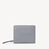 Portefeuilles Compacts-Chloé Petit Portefeuille Chloe Sense Storm Blue