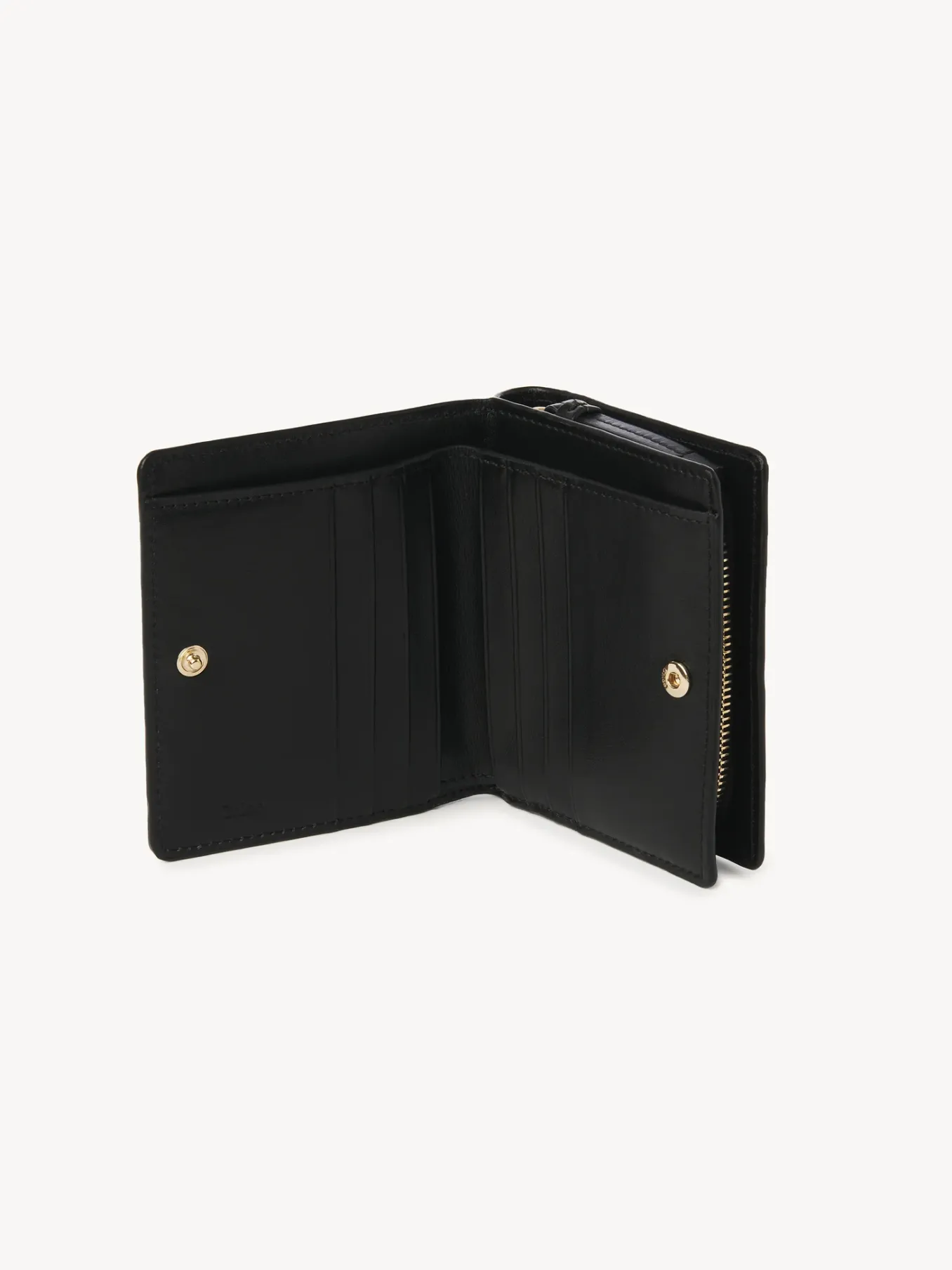 Portefeuilles Compacts-Chloé Petit Portefeuille Chloe Sense Noir
