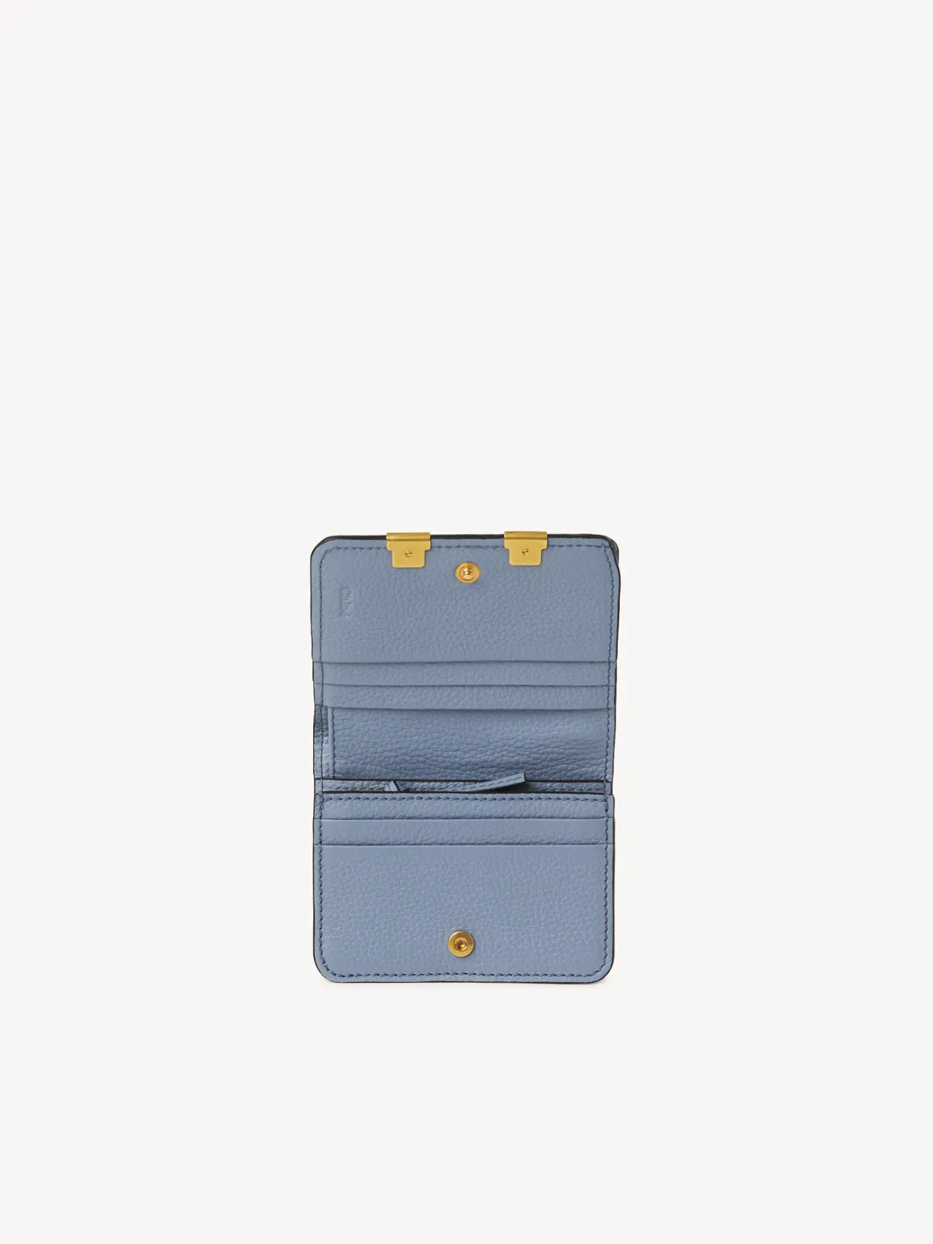 Portefeuilles Compacts-Chloé Petit Portefeuille Marcie Shady Cobalt