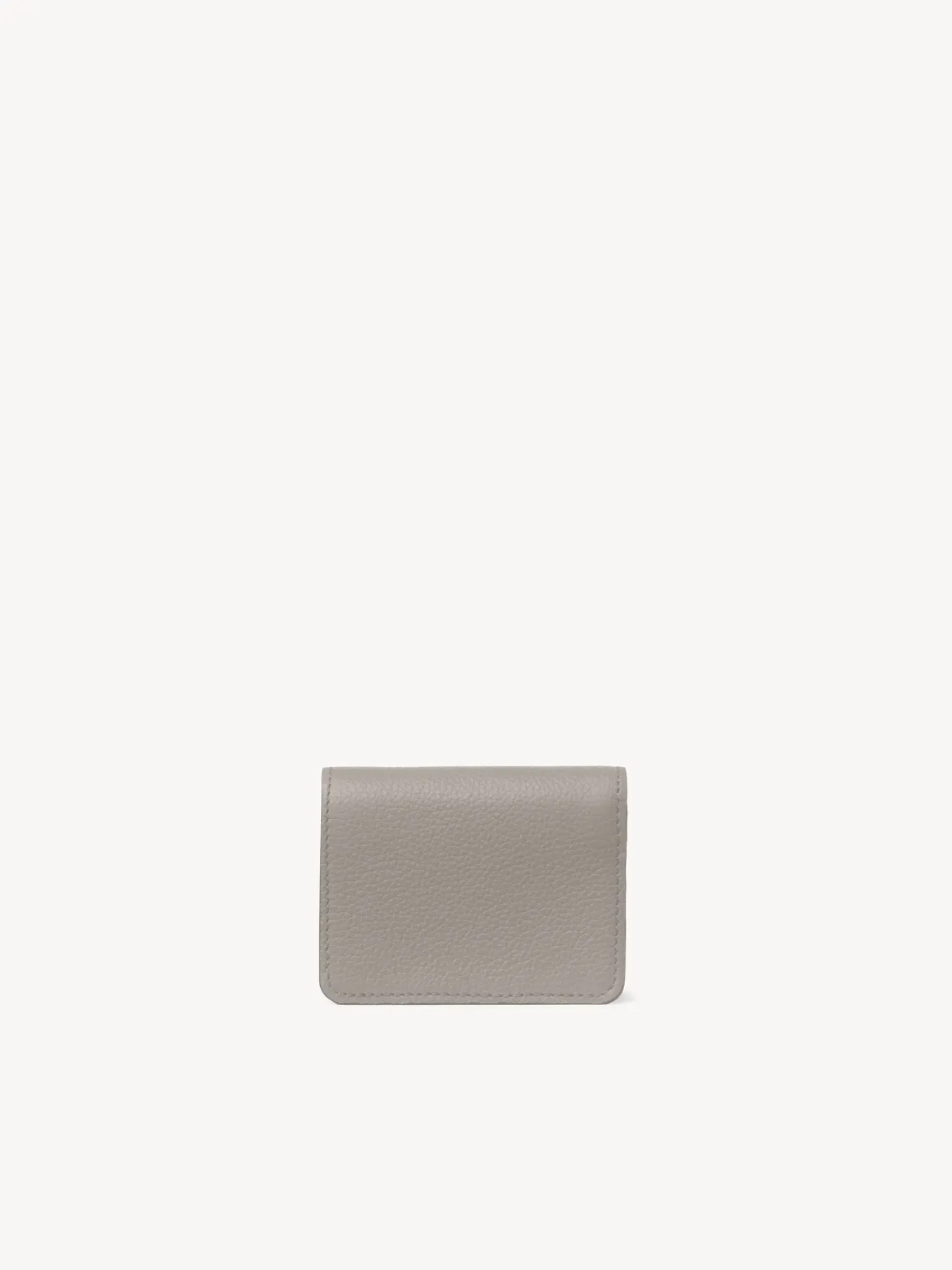 Portefeuilles Compacts-Chloé Petit Portefeuille Marcie Cashmere Grey