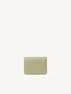 Portefeuilles Compacts-Chloé Petit Portefeuille Marcie Faded Green