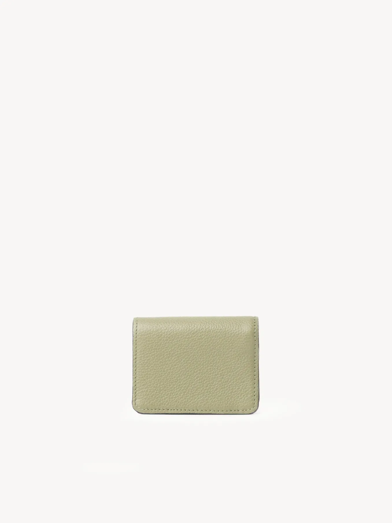Portefeuilles Compacts-Chloé Petit Portefeuille Marcie Faded Green