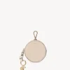 Porte-Monnaie-Chloé Petit Porte-Monnaie Rond Alphabet Cement Pink