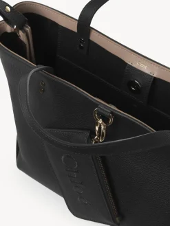 Sacs Cabas-Chloé Petit Sac Cabas Est-Ouest Chloe Sense Noir