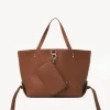 Sacs Cabas-Chloé Petit Sac Cabas Est-Ouest Chloe Sense Tan