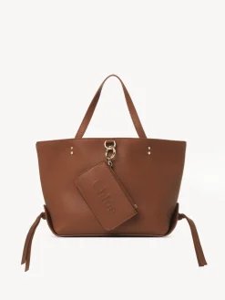 Sacs Cabas-Chloé Petit Sac Cabas Est-Ouest Chloe Sense Tan